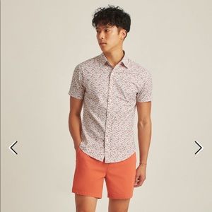 NWOT Bonobos flora short sleeve button down